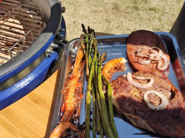 Wine Ceramics Charcoal Kamado Grill Smoker Stainless Steel Accessories