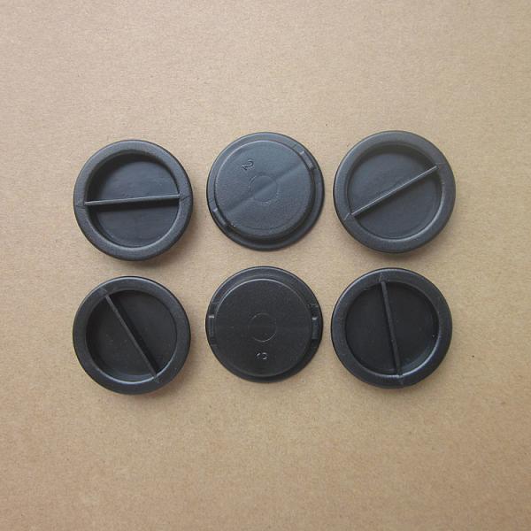 Green material ABS or HIPS lid for piggy bank , money bank , diameter 3.5 cm