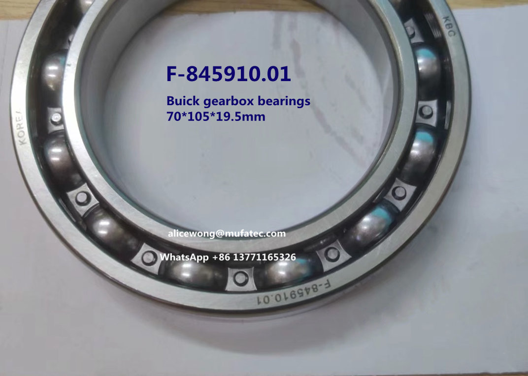 F-845910.01 Передняя коробка передач Buick со специальным глубоким колесным шаровым подшипником 70*105*19,5 мм