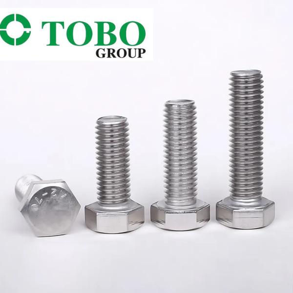 Wholesale Sales DIN 933 Hex Bolt A2 A4 Stainless Steel Hex Head Bolt