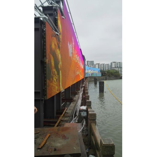 Digital Signs Led Transparent Screen Shopping Center See Through Led Panel P25