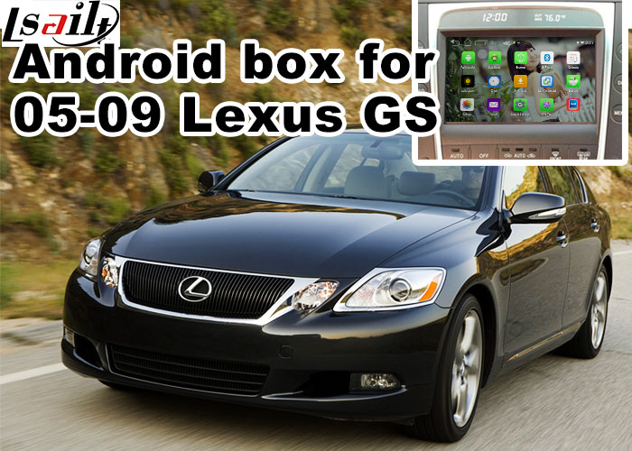 Коробка 2005-2009, вид сзади навигации автомобиля Lexus GS300 GS430 интерфейса связи зеркала видео-