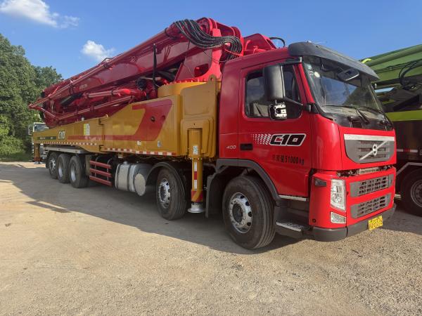 Strength Steel Boom Used Sany Concrete Pump Truck Volvo Chassis Reliability​ SYM5533THB