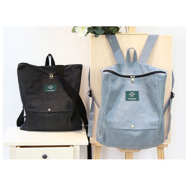 Smart Unisex Canvas Sports Backpacks Rucksack , Cotton Backpack , Durable Backpack