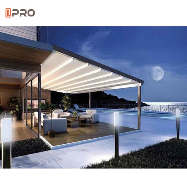Patio Roof Cassette Customized Retractable Awning Anti Ultraviolet
