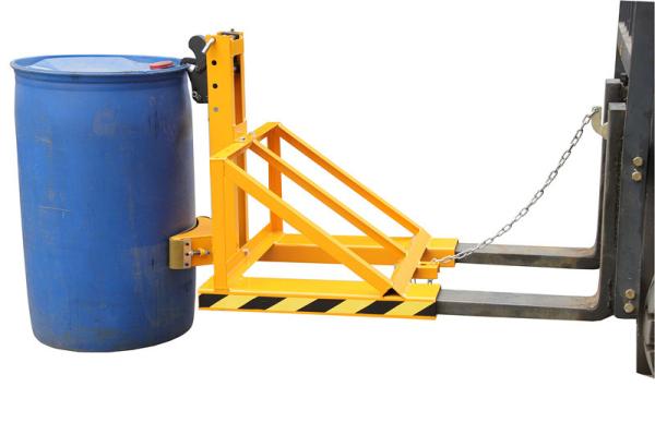 Horizontal Forklift Drum Lifter with Double Protection , 500Kg drum lifting equipment