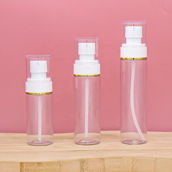 Empty Cosmetic Spray Bottles 100ml 120ml 150ml For Skincare Cosmetics Screw Up Bottle