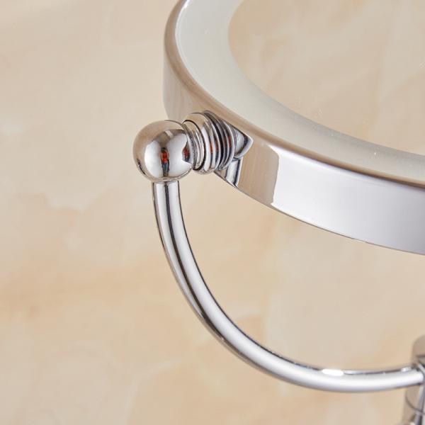 bathroom accessories Led Telescopic Mirror Double Side Mirror wall mounted folding makeup mirror