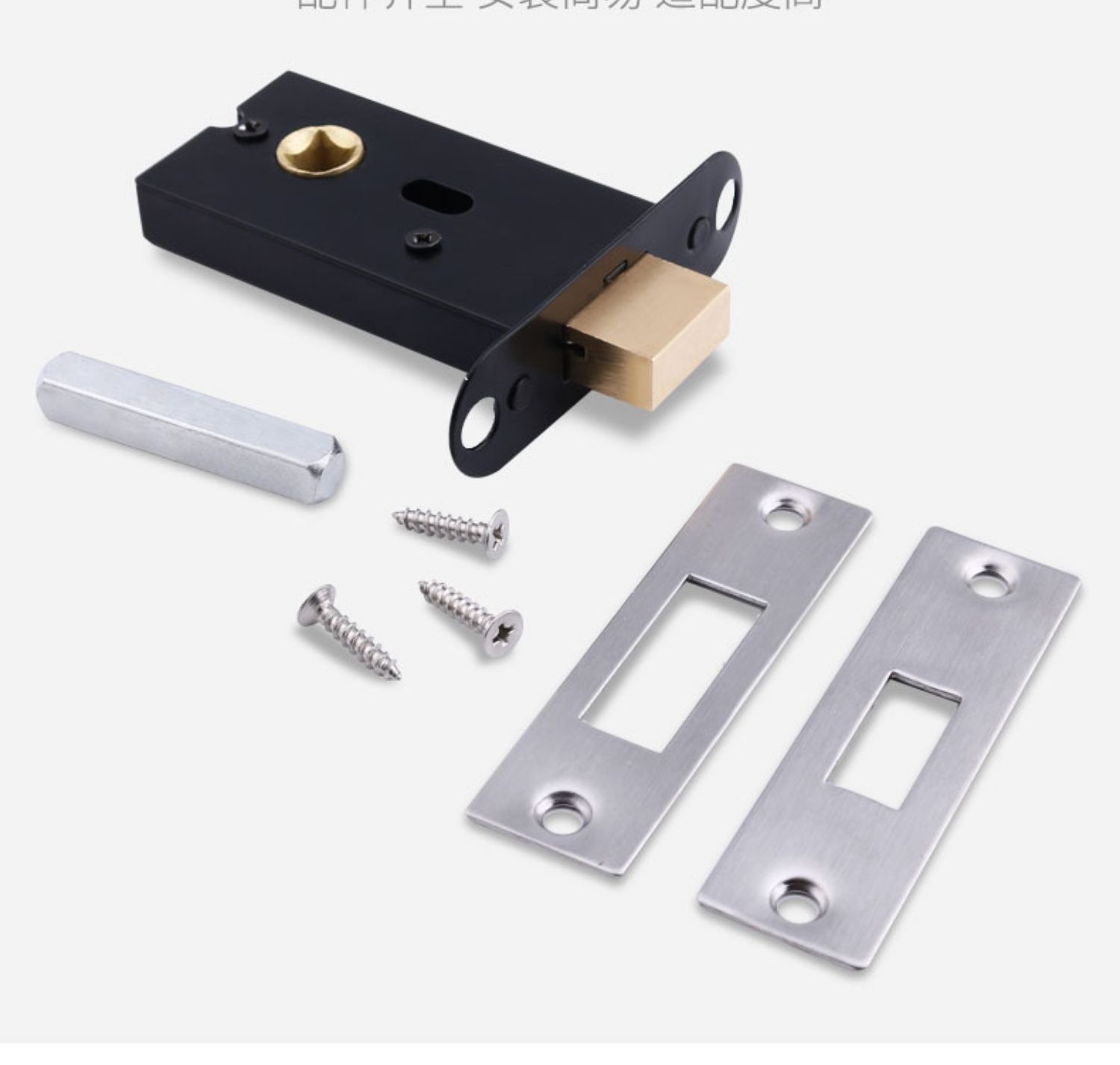 Stainless Steel Invisible Hidden Door Lock Modern Design Universal Bedroom Doors Wall-Mounted Sliding Door Closure Doors