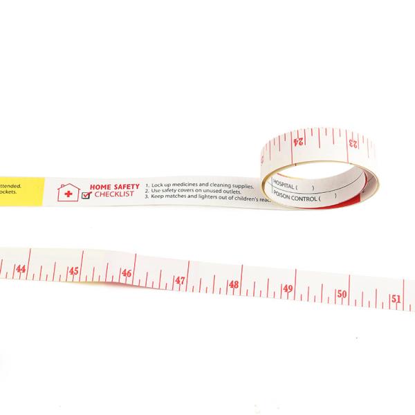 Tela de medição de papel sintético descartável para sutiã corporal