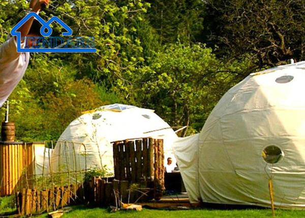Transparent Garden Hotel Igloo Glamping Casa Geodésica Tenda Cúpula Impermeável Para Eventos