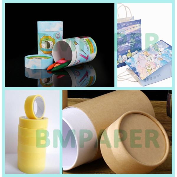 200gsm Uncoated White Kraft Paper For Tea Can Packing High Strength 1020mm