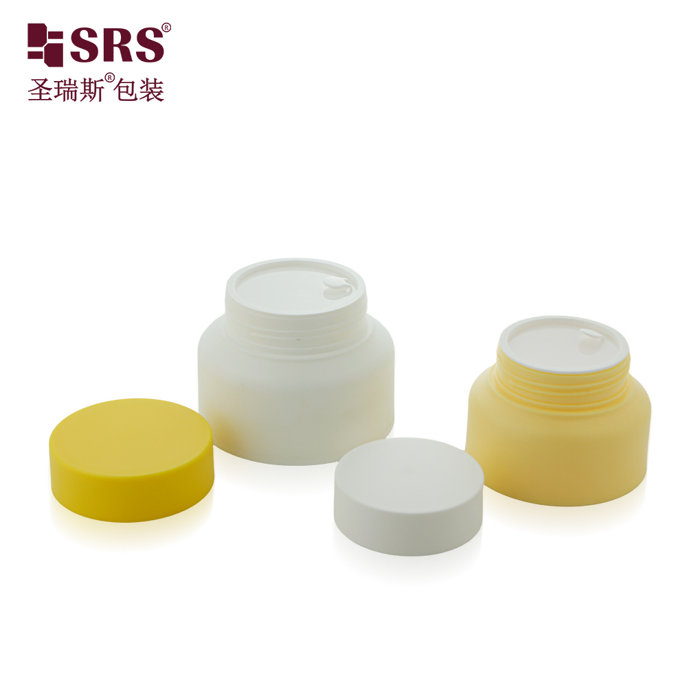 SRST 30g 50g 80g 100g Double Wall Plastic PP Cream Jar Container Cosmetic Packaging Wholesale