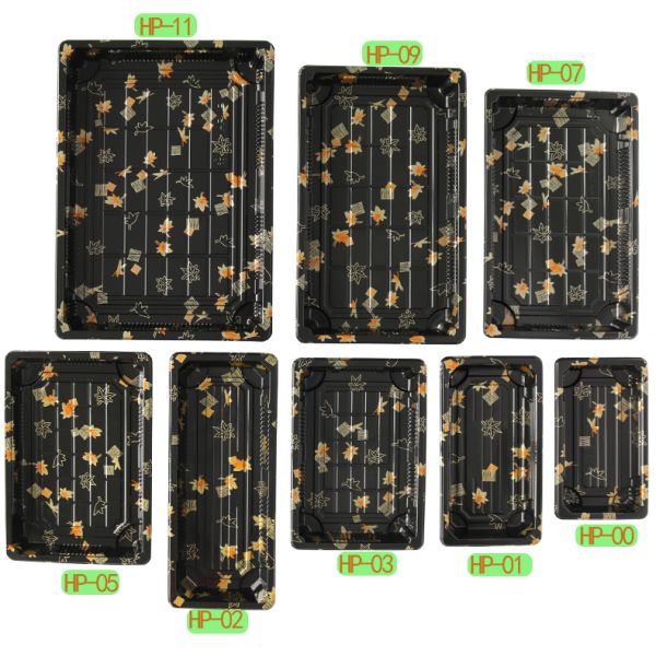 ODM Food Grade Plastic Disposable Sushi Box For Restaurant