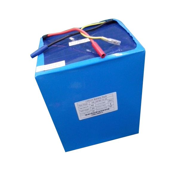 24V Lithium Ion Phophate Battery Pack , 40AH Rated Capacity With 1500+ Cycle Life