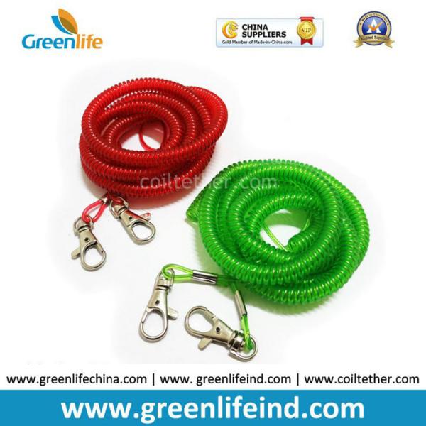 Full Color Long 10Metre Fly Fishing Anti-lost Coiled Lanyard Leashes in Polybag Packing