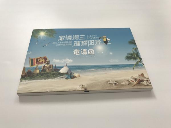 High Impact Video Invitation Card With 128MB-8GB Optional Memory