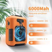 Ventilateur Socool 6000mAh Ventilateur personnel polyvalent Fonctionnalités lumière LED et ventilateur de taille multifonctionnel
