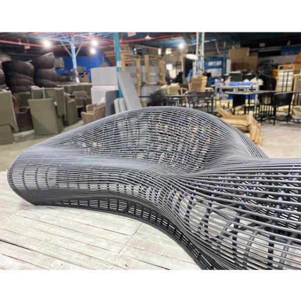 Custom Design Outdoor Rattan Sofa 100% Hand Woven Mall Furniture Random Combination