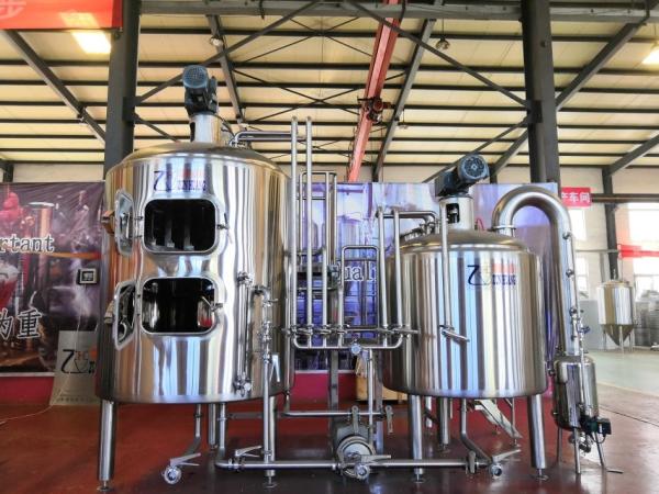 Micro 7 Bbl Brewing System HLT Fire Direct Heating Sus 304 Beer Fermenter