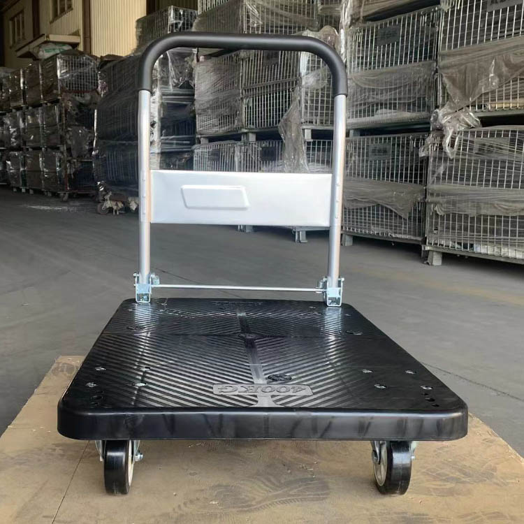 880lbs вагонетки платформы емкости 90x60cm OEM черной пластиковой складной сверхмощный
