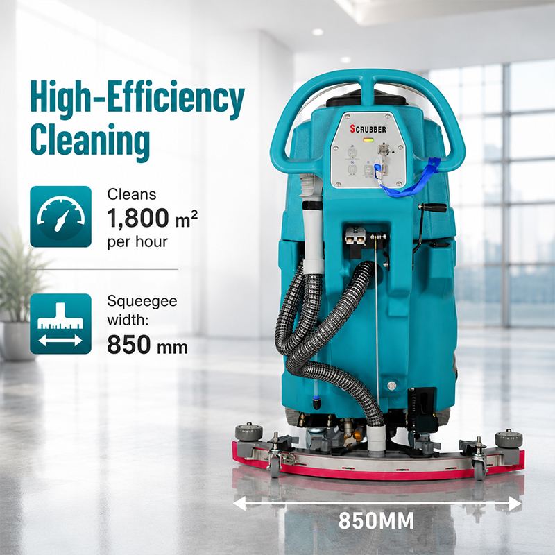 Best Sell Battery-powered Floor Cleaning Machine Tiles Cleaning Machine Concrete Scrubber Floor Scrubber Drier for Warehouse