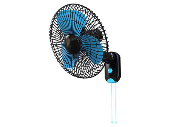 16 400mm Portable Wall Mounted Fans 3 Speed oscillation Hydroponics Cooling