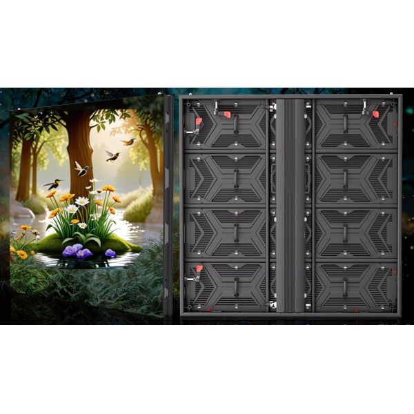 Energy-saving P4.81 Outdoor LED Advertising Billboard SMD2727 Aluminum Cabinet Front And Rear Maintenance