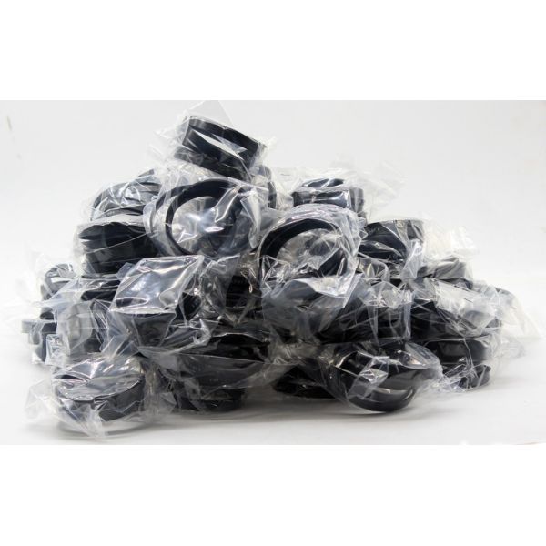 Black Wheel Spigot Plastic Hub Rings 10 Mm Thick For BMW / AUDI / BENZ