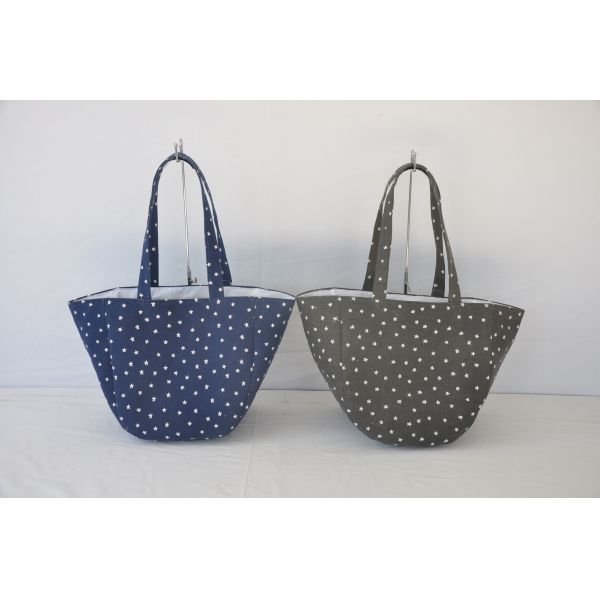Two Straps Woven Straw Beach Bucket Bag for Large Capacity Vacation Leisure