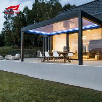 5m x 3m Motorizado Telhado de Alumínio Pergola Patio Exterior