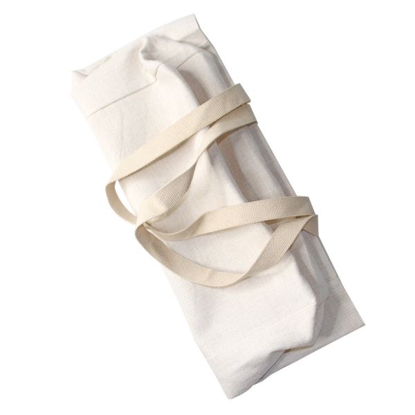 Practical Sublimation Tote Bag Large Capacity Personalized Blank White Linen Sublimation Shopping Bags