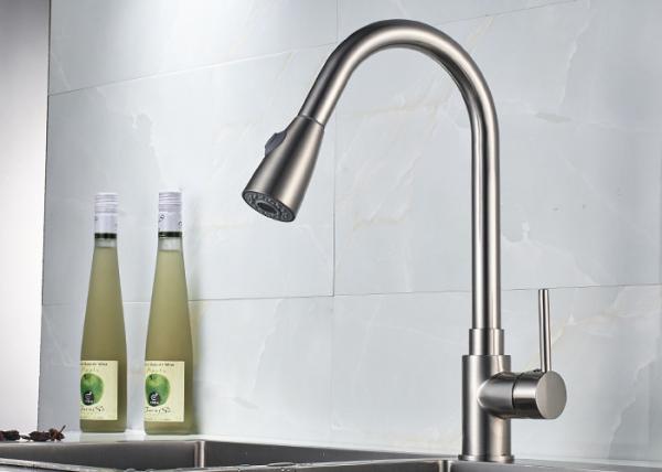 Multi Function Kitchen Basin Faucet Single Handle ROVATE Contemporary Style