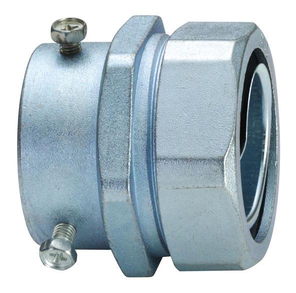 Rectangular Shape Flexible Conduit Fittings Electrical Pipe Connectors 3/8“-4