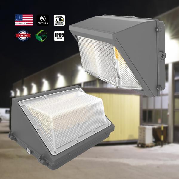 140lm/W Outdoor 120W LED Wall Pack Light IP65 Waterproof Slim For Parking Area Pathway