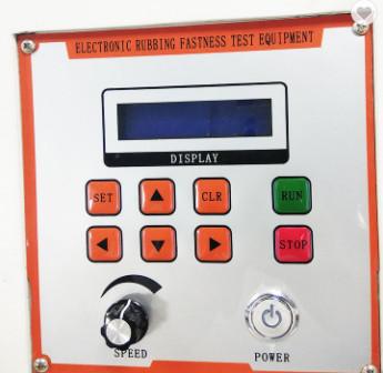 JIS-L0801 Color Fastness Testing Machine , Stainless Steel Rubbing Fastness Tester