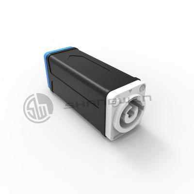 Polyamide Shell verrouillage 3 pôle Adaptateur de puissance mâle Connecteur parfait pour les applications électroniques industrielles