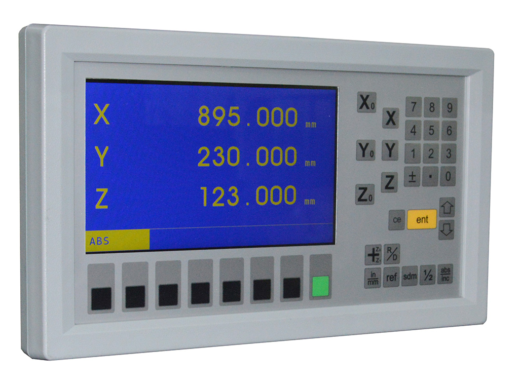 Масштаб измеряя систем LCD Dro оси механических инструментов 3 линейный
