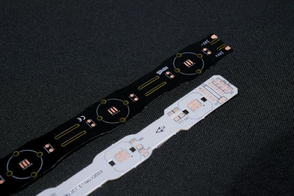 色彩のレンズを備えたスペシャル型板 FPC LEDライトストライプ 双面型 FPC 柔軟PCB製造および組立 UL E477885 IATF16949 GB/T13485
