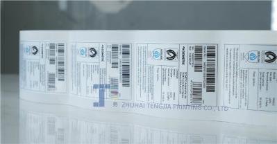 Protection Confirmation Tamper Proof Seal Stickers In CMYK Color