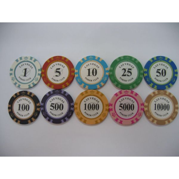 Gambling Game Ceramic Clay Poker Chip Set Casino Royale Poker Chips Custom Printing
