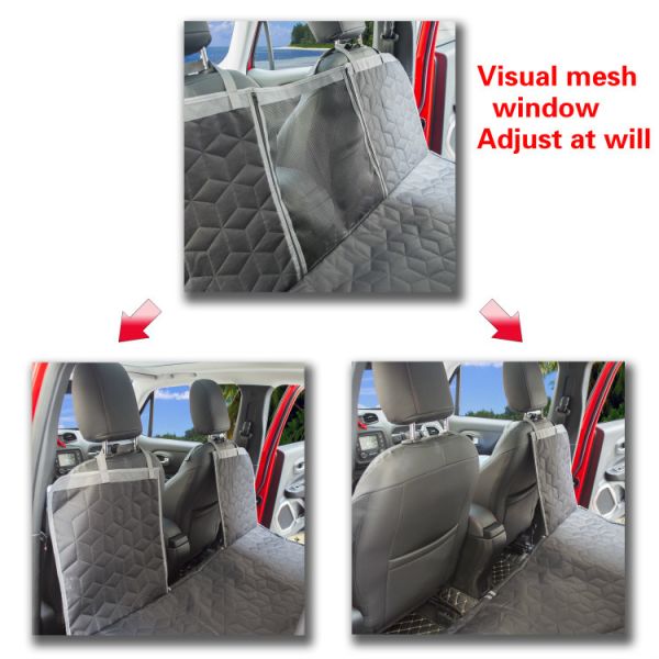 PP 147cm Dog Backseat Car Cover Waterproof Convertible Back Seat
