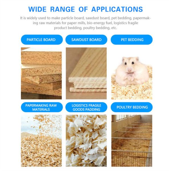 Фабрика Китая подвергает механической обработке для обработки деревянных shavings делая машиной деревянный chipper