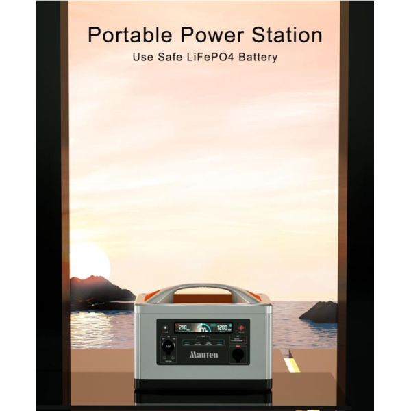 1200w располагаясь лагерем портативный генератор электростанции 350000mah на открытом воздухе портативный солнечный