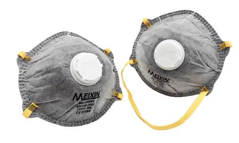 Non Woven Polypropylene Carbon Filter Dust Mask With Two Head - Straps