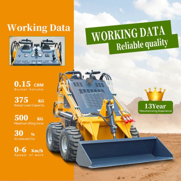 420 rueda de deslizamiento de dirección cargador con 4 en 1 cubo requerimiento del cliente y asequible