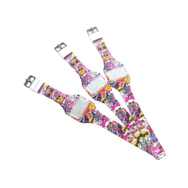 Children's Silicone Touch Watch gift bracelet fruit carton LOL Surprise Doll Manufacturer Logo Customized Variety