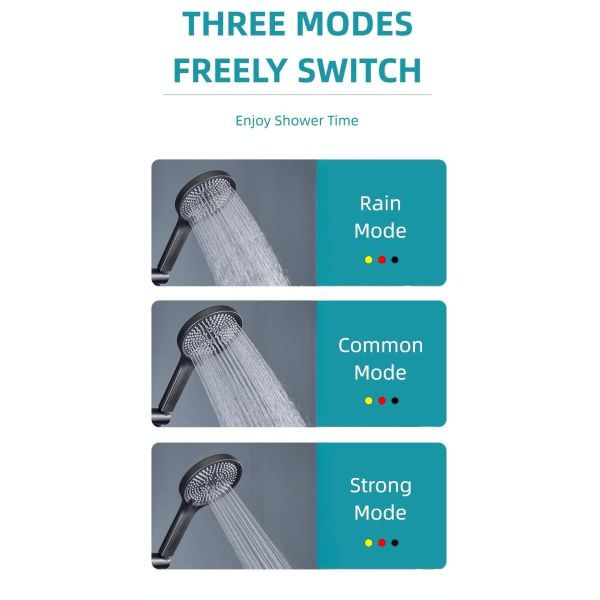 Hotel Grade Bathtub Exposed Wall Mount Shower Faucet External Mixer Shower