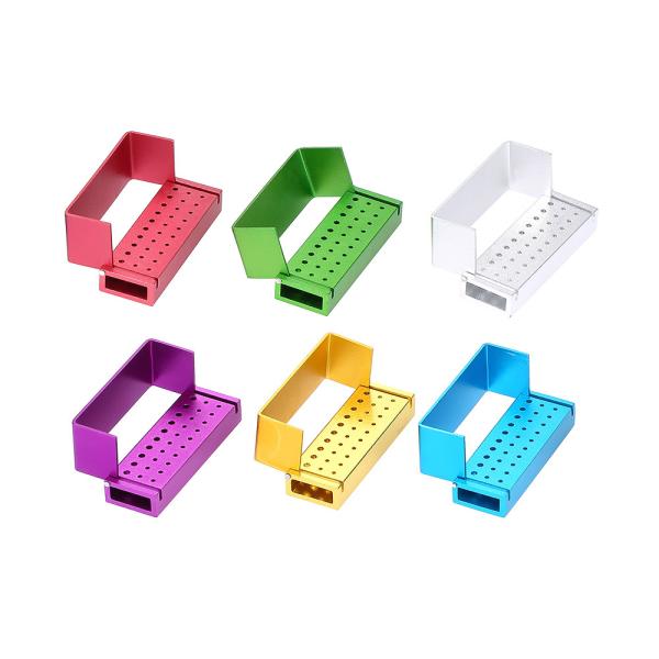 30 Holes Open Style Dental Polishing Handpiece Dental Diamond Burs Files Disinfection Stand Holder