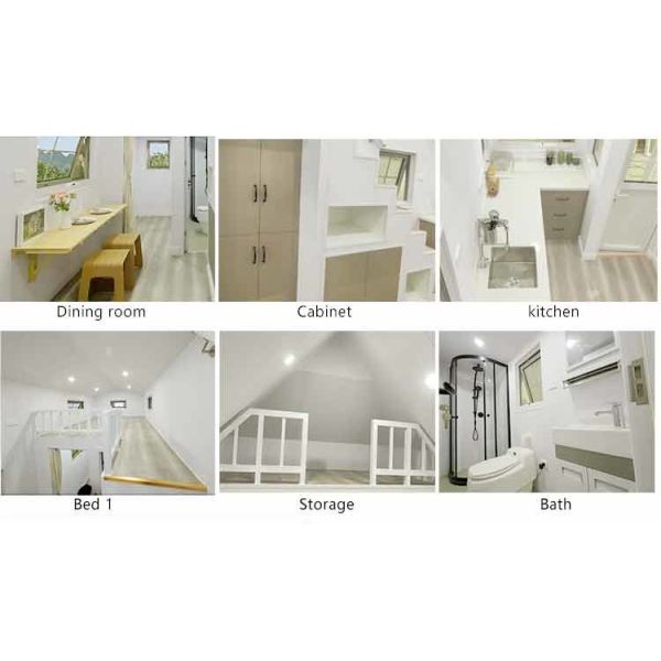 Modular Prefab Light Steel Tiny House On Wheels: Innovative Design